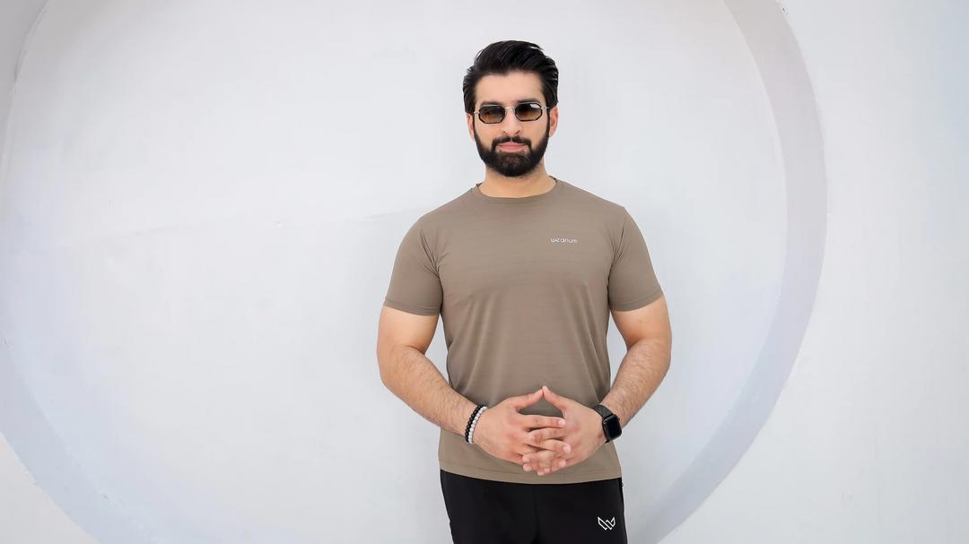 2 Piece Men Dri Fit Plain Track Suit