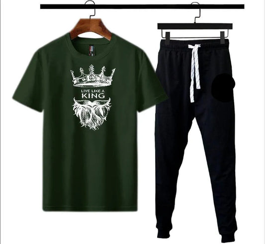 2 Piece Micro Interlock Printed Track Suit