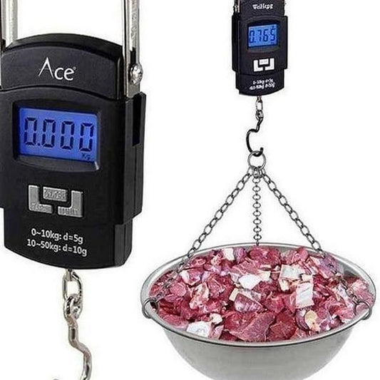 LED Screen Kitchen Scale - Portable And Rechargable - 50 Kg Capacity