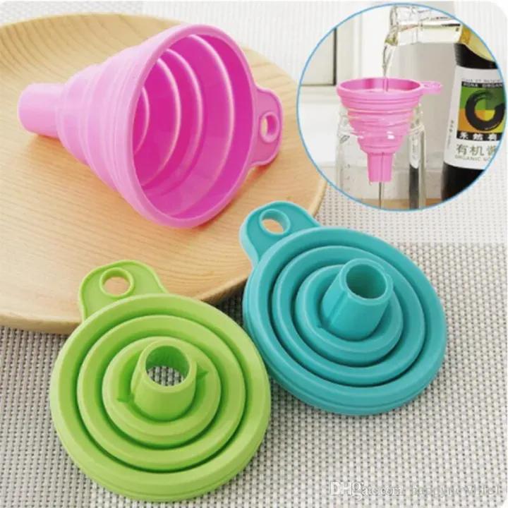 Colapsable Silicone Foldable Funnel