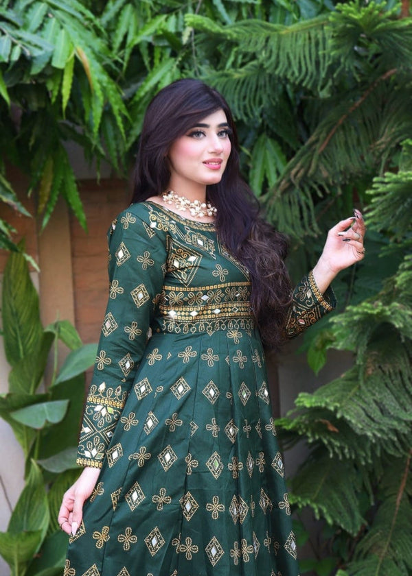 3 Piece Stitched Ladies Dress