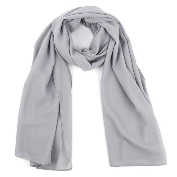 Chiffon Plain Scarf