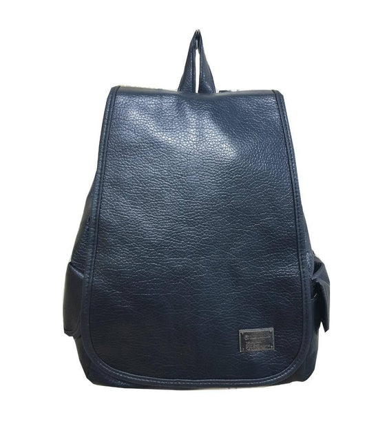 Multifunctional PU Leather Backpack