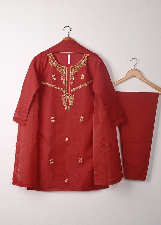 3 Piece Stitched Ladies Dress