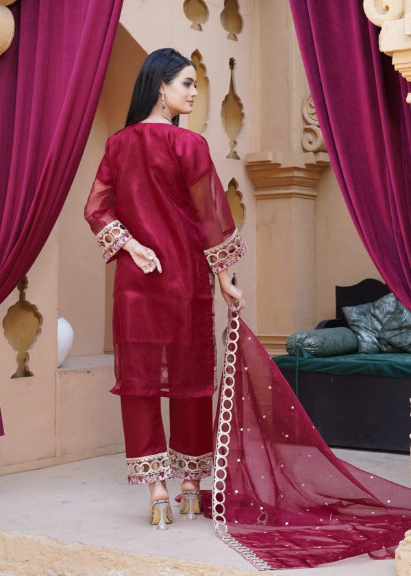 3 Piece Stitched Ladies Dress