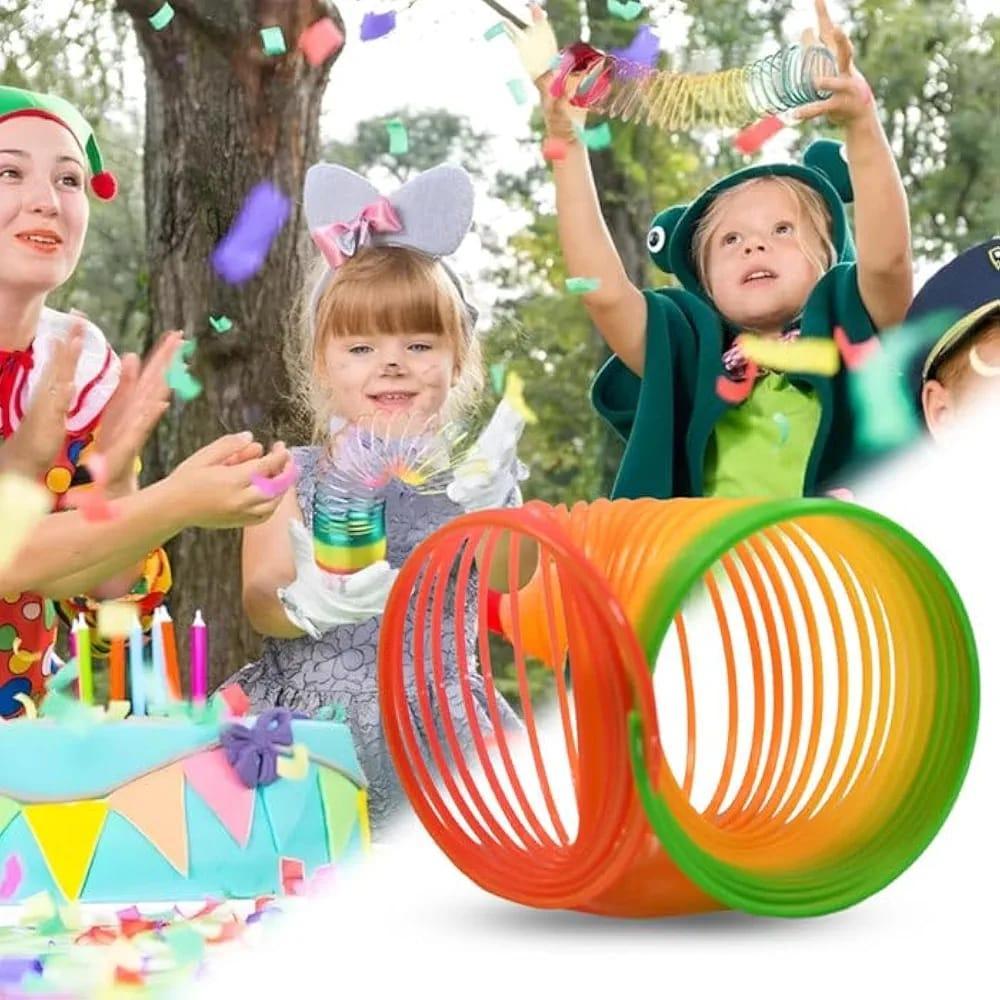 Plastic Magic Slinky Rainbow Spring Toy