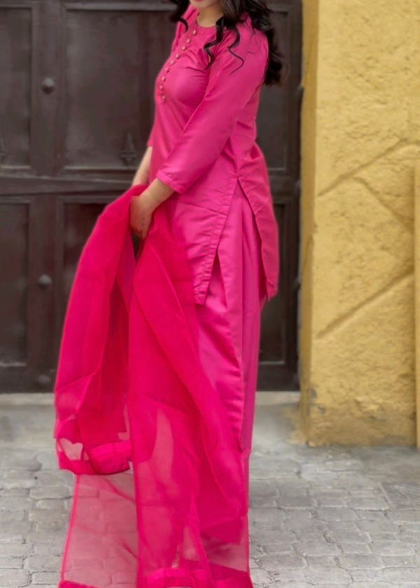 3 Piece Stitched Ladies Dress