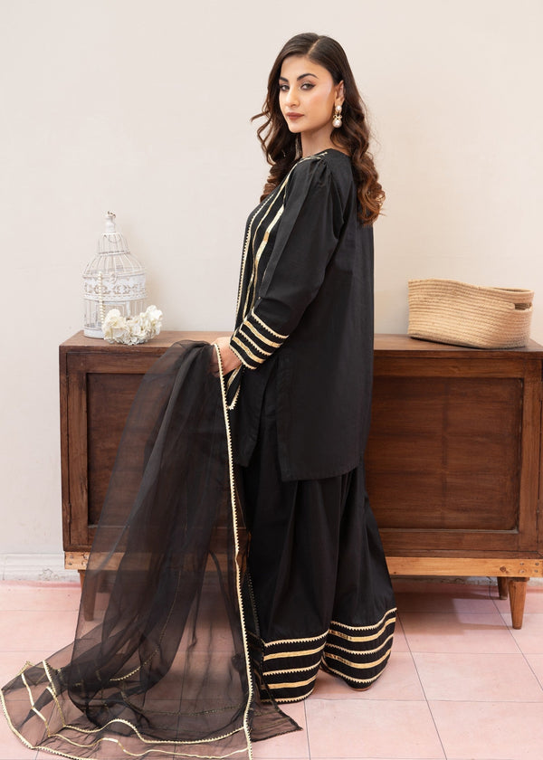 3 Piece Stitched Ladies Dress