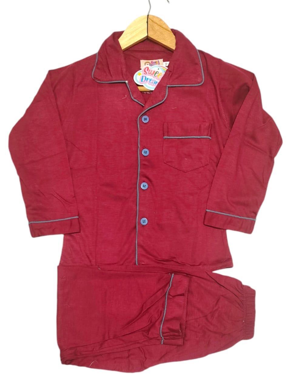 Stitched Cotton Printed Sleep Wear Suit