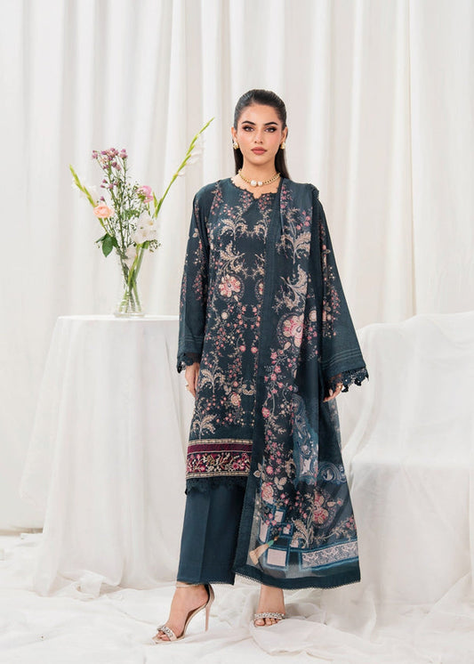 3 Piece Stitched Ladies Dress
