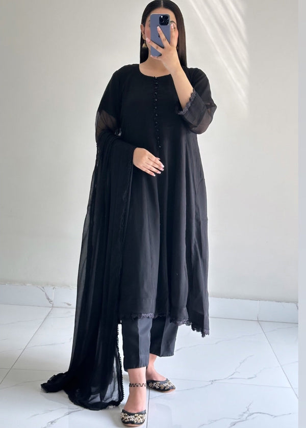 3 Piece Stitched Ladies Dress