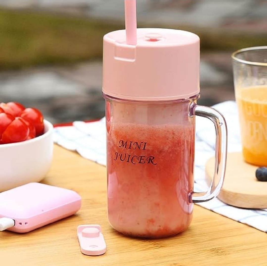 Portable And Rechargeable Electric Juicer Blender - 1 Pc Mini Juicer For Quicker Smoothies