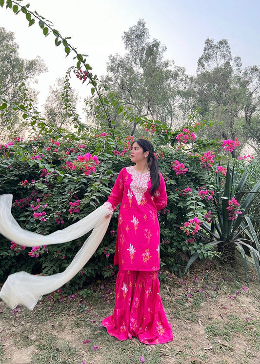 3 Piece Stitched Ladies Dress
