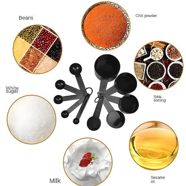Measuring Cups And Spoons - Pack Of 10