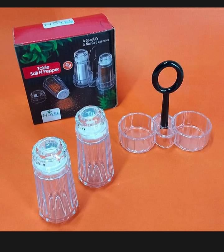 Salt And Pepper Bottles - Pack Of 2