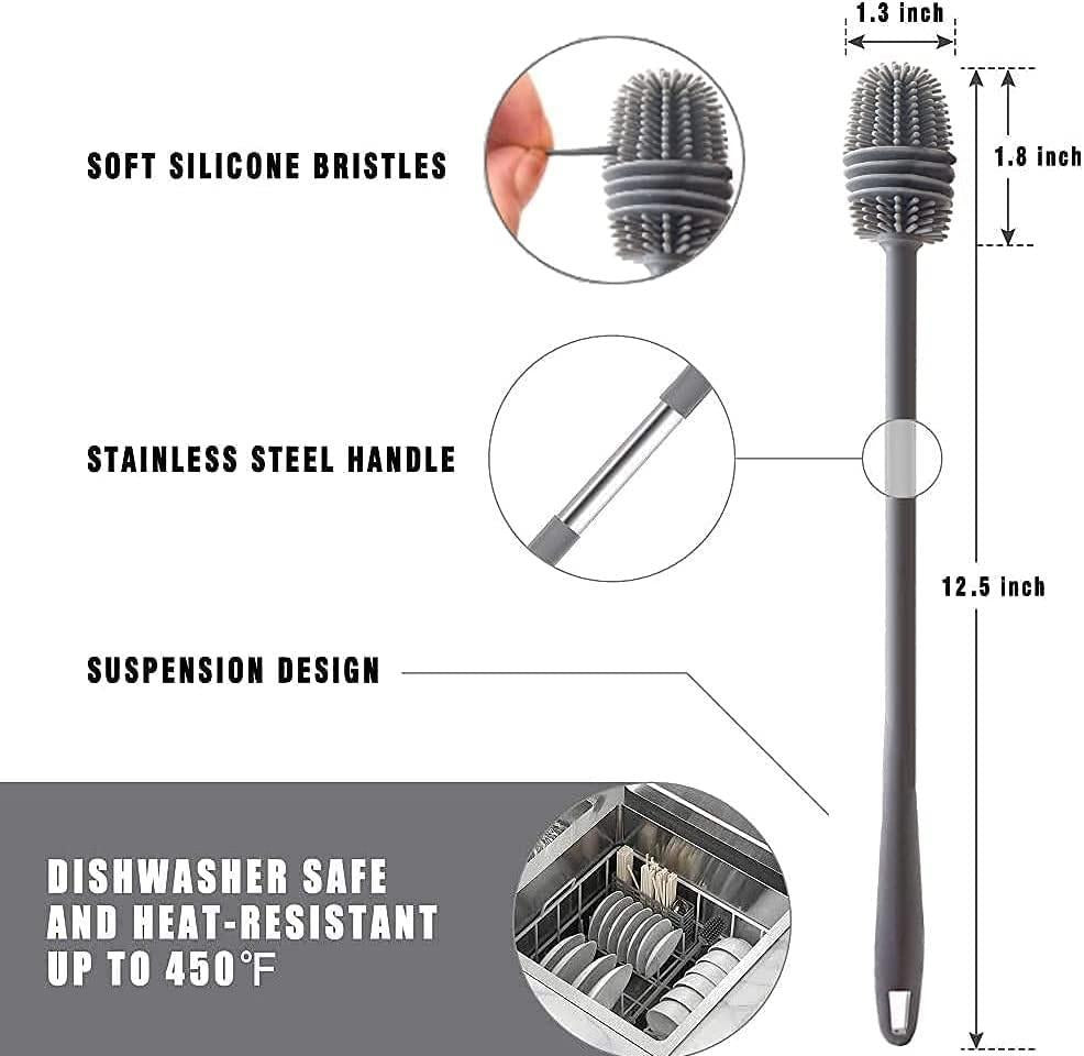 Silicone Bottle Cleaning Brush