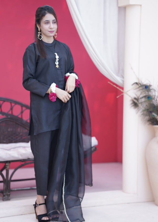 3 Piece Stitched Ladies Dress