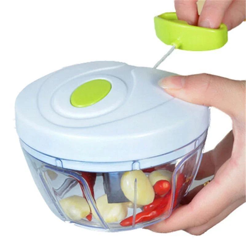 Multifunctional High Speed Vegetable And Fruit Twist Shredder & Manual Meat Grinder