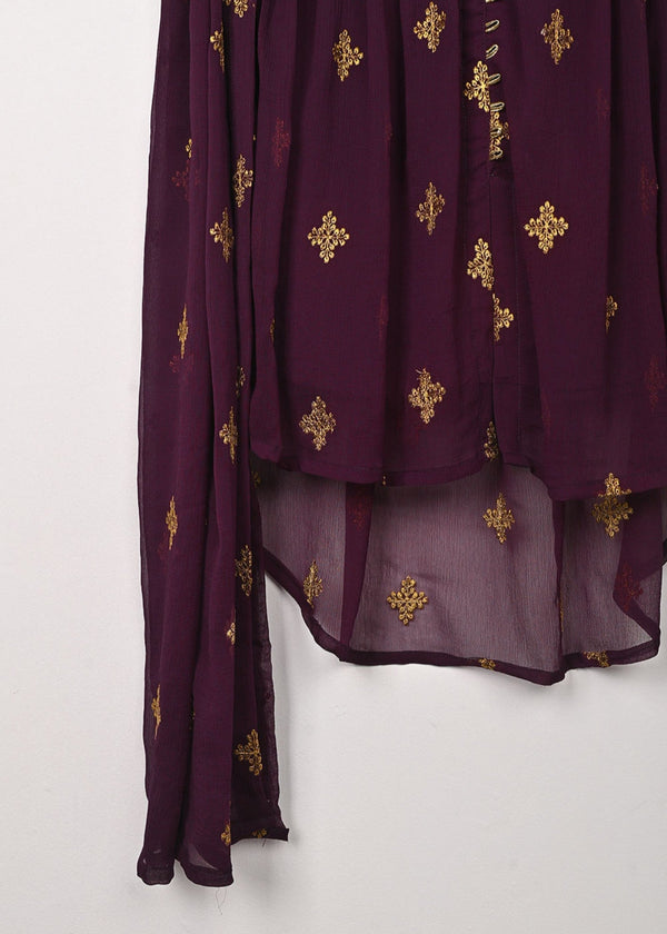3 Piece Stitched Ladies Dress