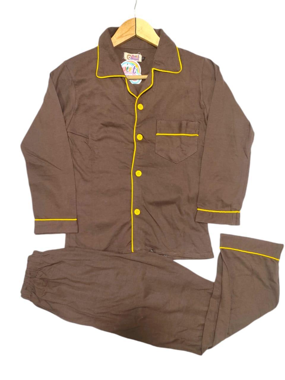 Stitched Cotton Printed Sleep Wear Suit