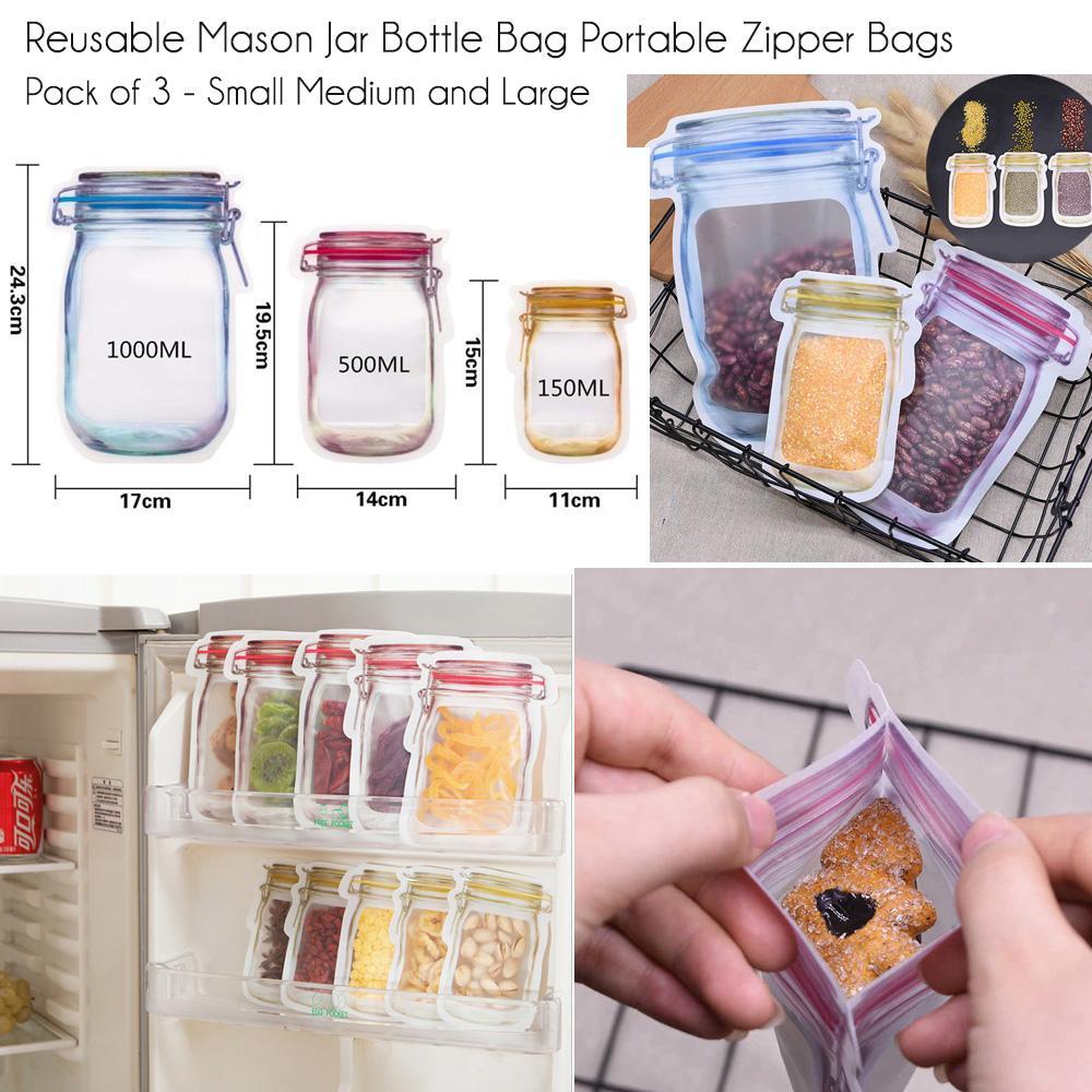 5 In 1 Clear Bag Pack -  Plastic