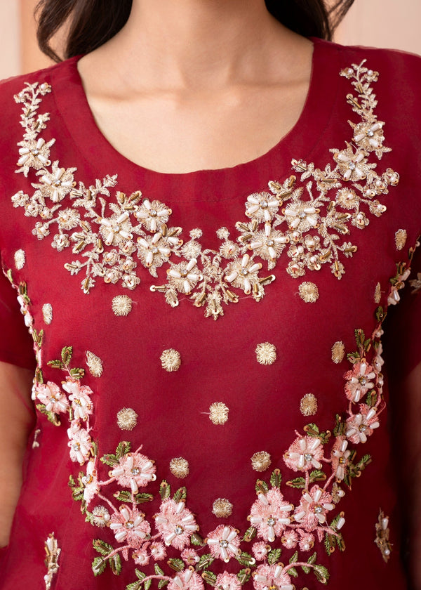 3 Piece Stitched Ladies Dress