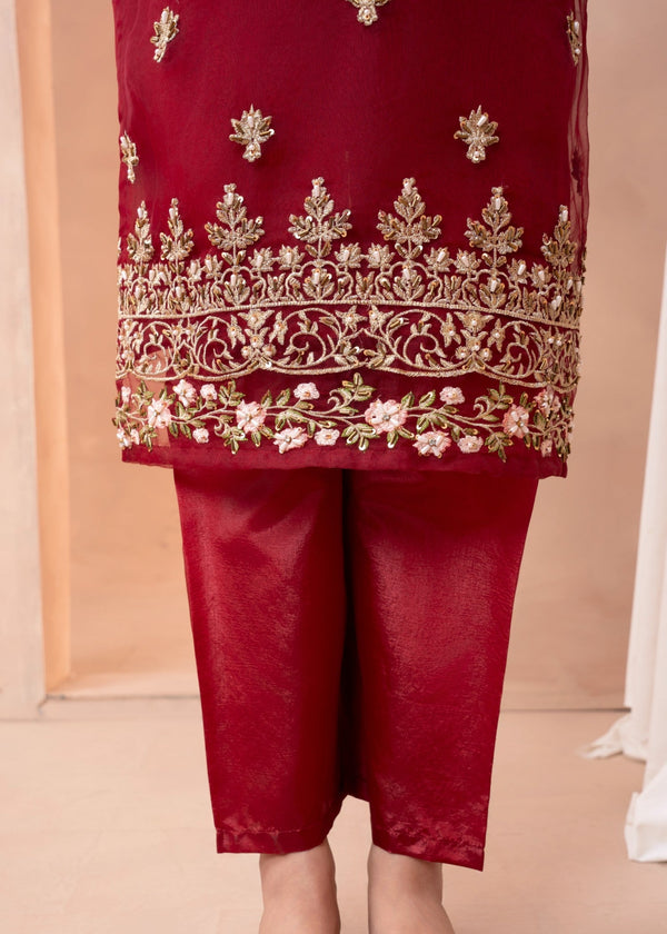 3 Piece Stitched Ladies Dress