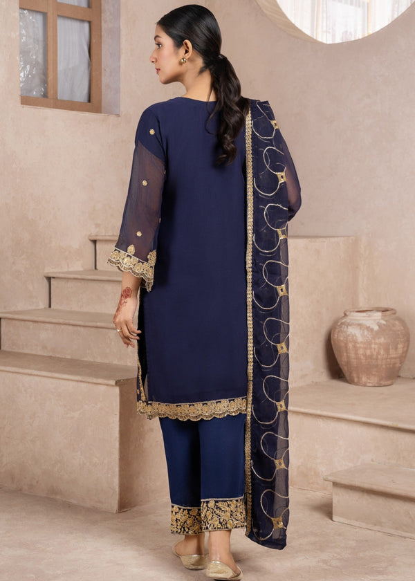 3 Piece Stitched Ladies Dress