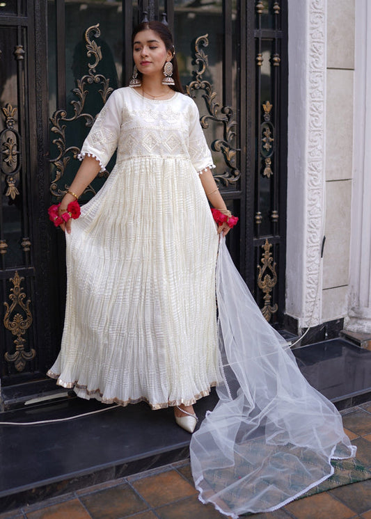 3 Piece Stitched Ladies Dress