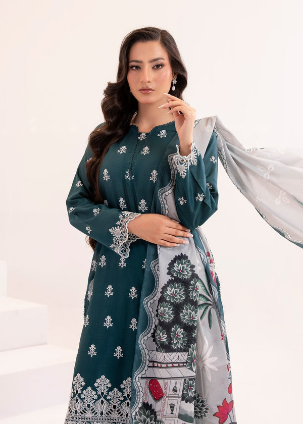 3 Piece Stitched Ladies Dress