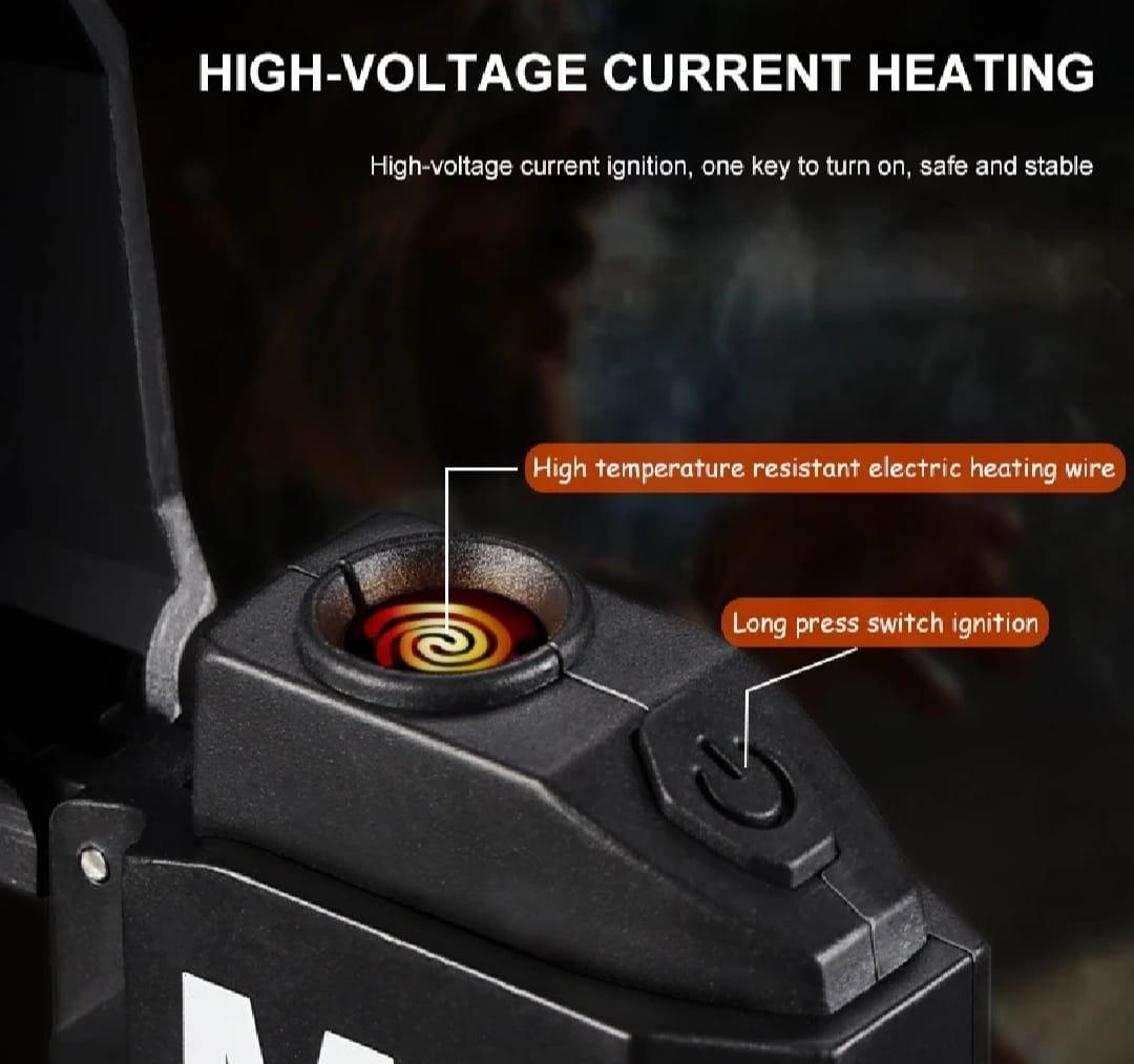 Flameless Lighter Dual Arc Pulse With LED Flashlight