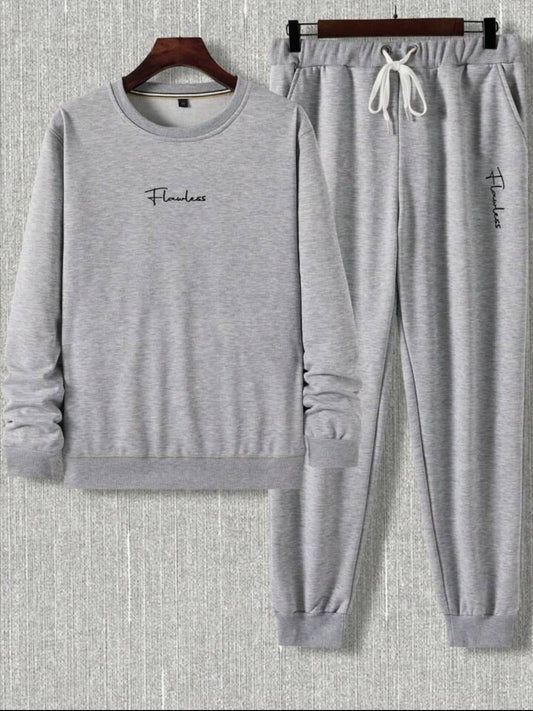 2 Piece Printed Dri Fit Printed Sweatshirt Track Suit