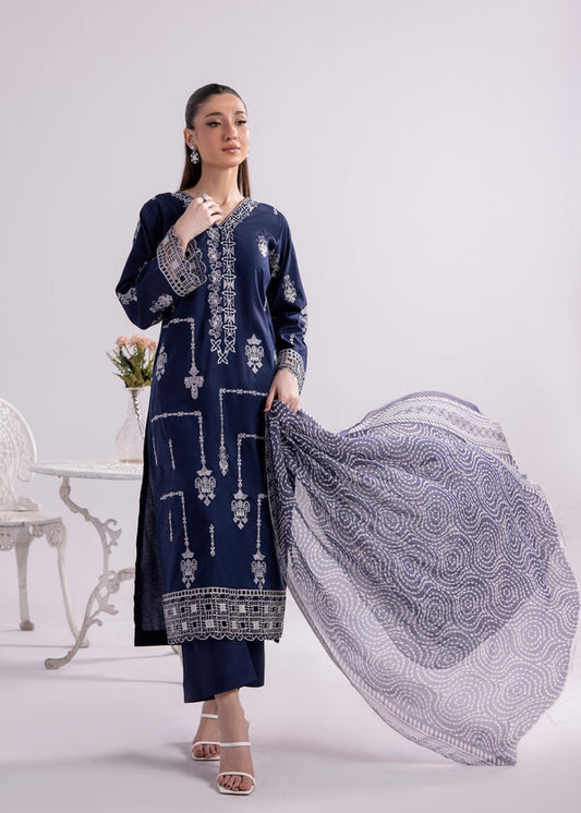 3 Piece Stitched Ladies Dress