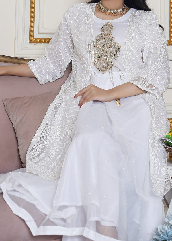 Maxi With Embroidered Gown Shirt