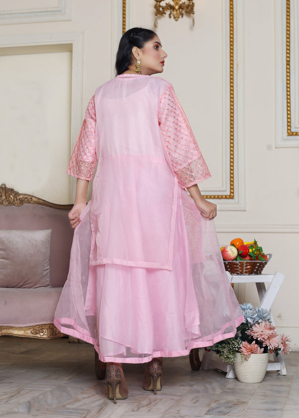 Maxi With Embroidered Gown Shirt