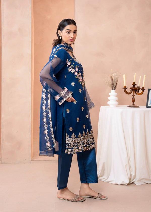 3 Piece Stitched Ladies Dress