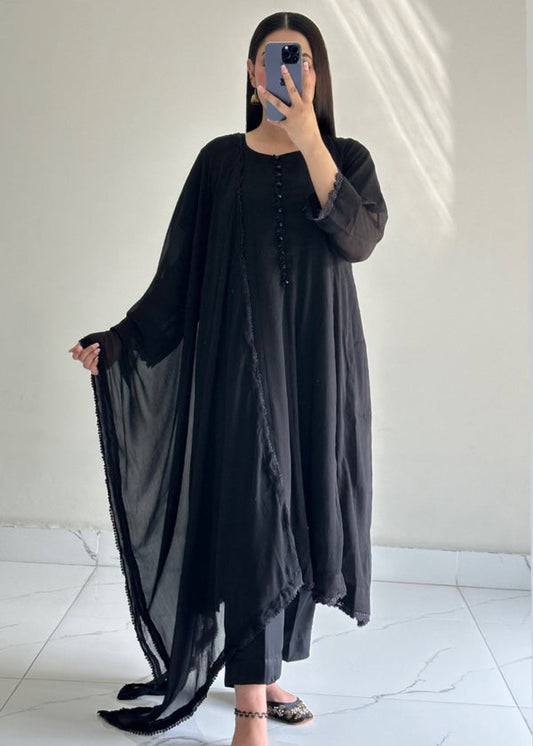 3 Piece Stitched Ladies Dress
