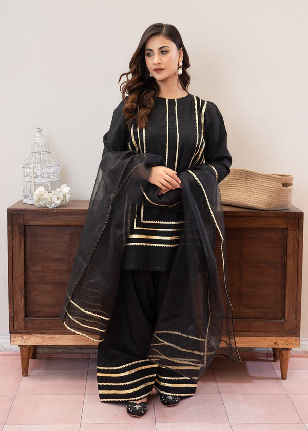 3 Piece Stitched Ladies Dress
