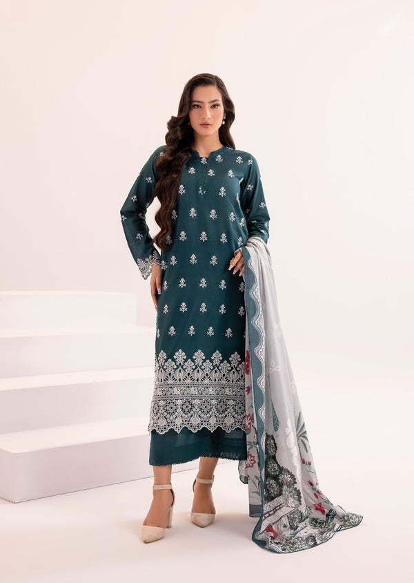 3 Piece Stitched Ladies Dress