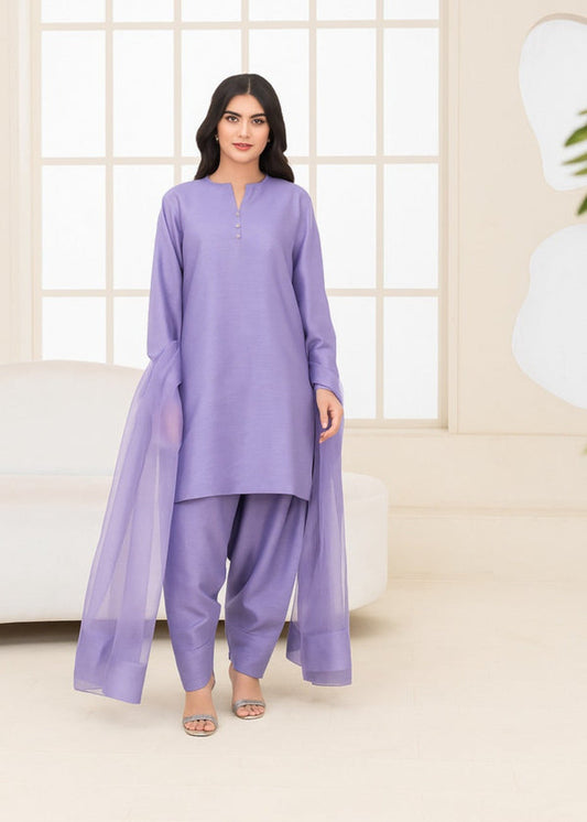 3 Piece Stitched Ladies Dress