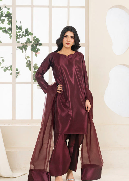 3 Piece Stitched Ladies Dress