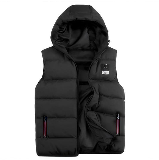 Polyester Plain Sleeveless Jacket