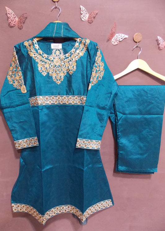 3 Piece Stitched Ladies Dress