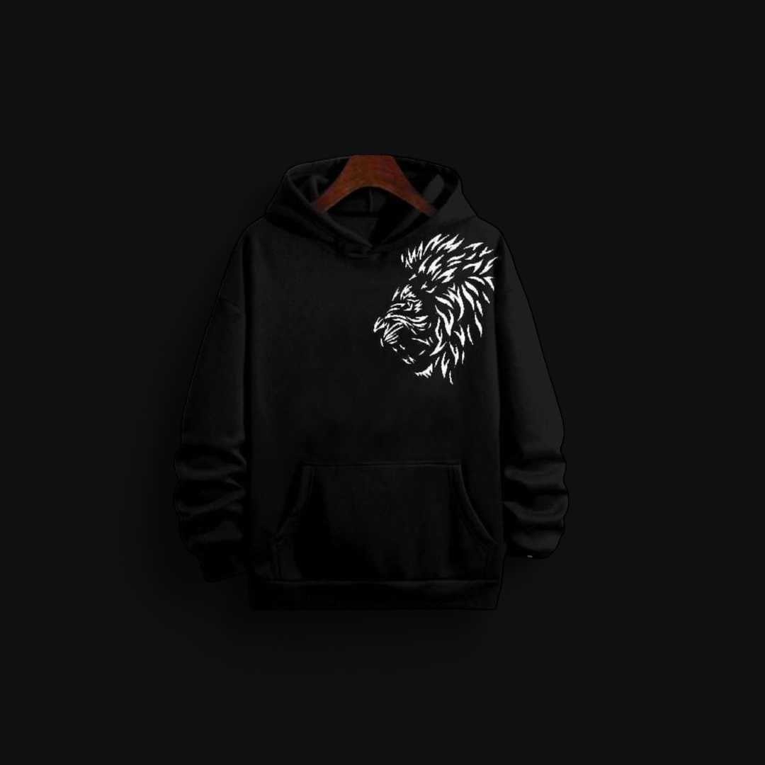 Fleece Printed Hoodie
