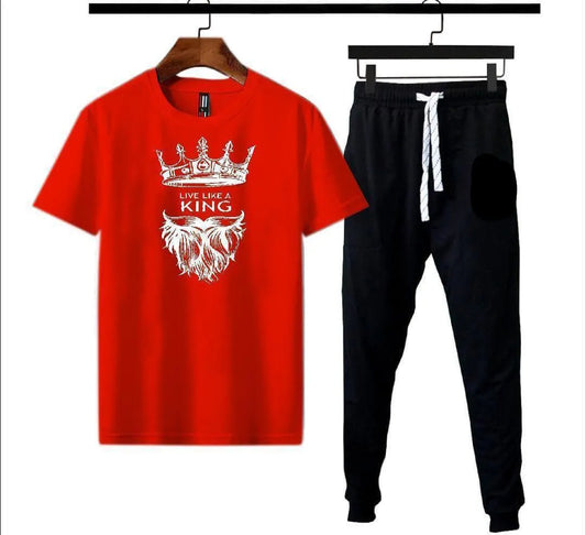 2 Piece Micro Interlock Printed Track Suit