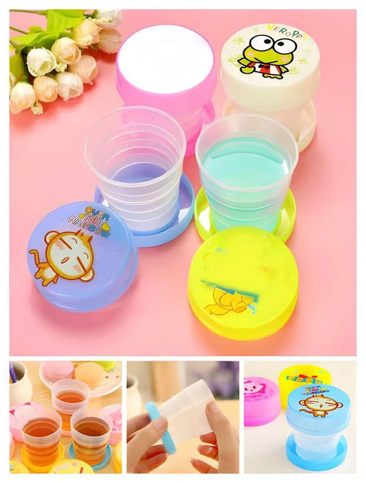 Foldable Plastic Picnic Waterglass Set - Pack Of 2