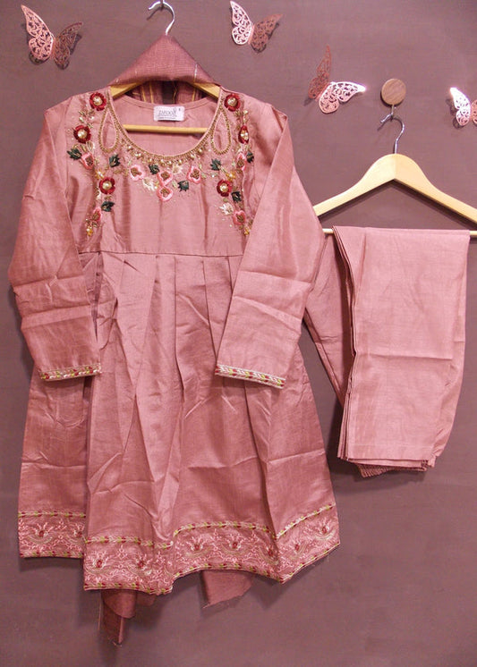 3 Piece Stitched Ladies Dress