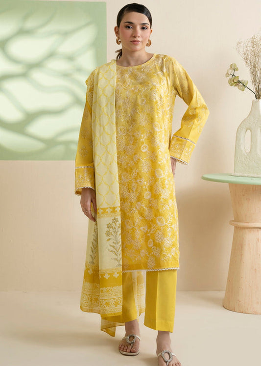 3 Piece Stitched Ladies Dress
