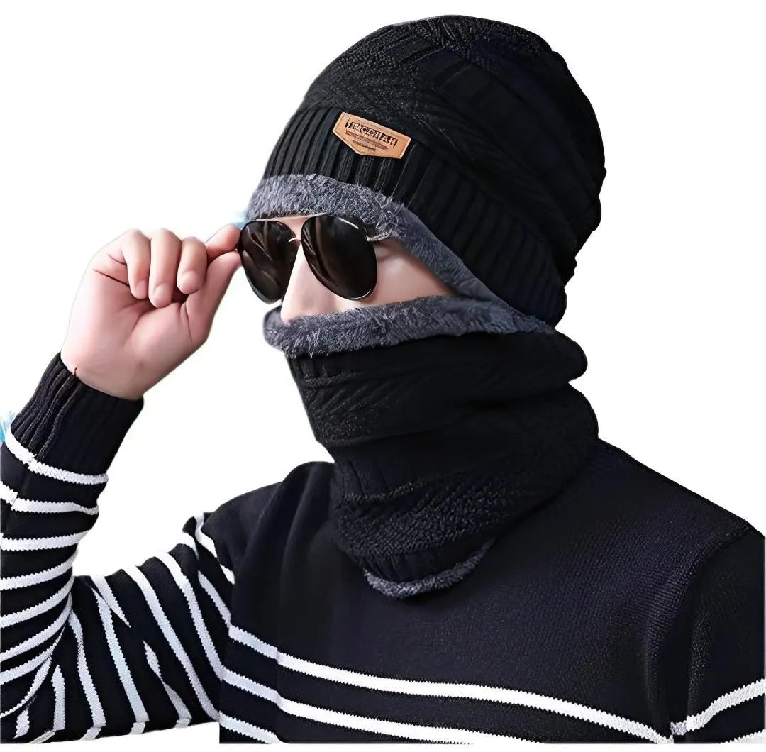 3 In 1 - Cap, Neck Warmer, Gloves Set