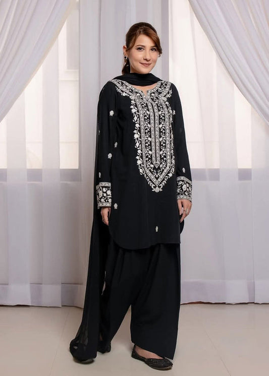 3 Piece Stitched Ladies Dress